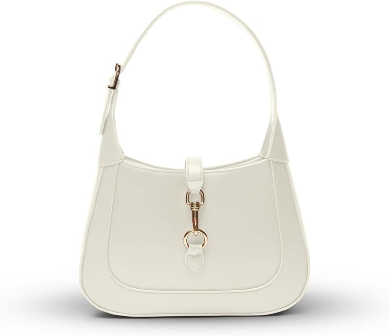 Apryl Shoulder Bag for Women - Small Shoulder Purses - Top Handle Structured Handbags - Adjustable Strap Vegan Leather - Image 1